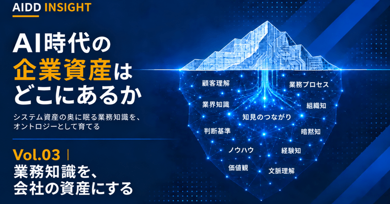 Vol.03｜業務知識を、会社の資産にする——AI時代の企業資産はどこにあるか